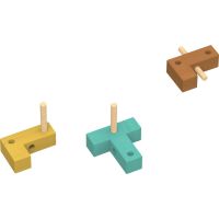 Sparkys Hlavolam - IQ Dřevěná kostka 5