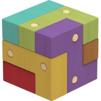 Sparkys Hlavolam - IQ Dřevěná kostka