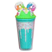 Sparkys Kelímek s víčkem a brčkem Donuts 480ml modrý