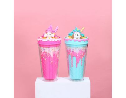 Sparkys Kelímek s víčkem a brčkem Zmrzlinový Pejsek 480ml - více variant