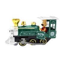 Sparkys Kovová Lokomotiva se zvukem a světlem zelená