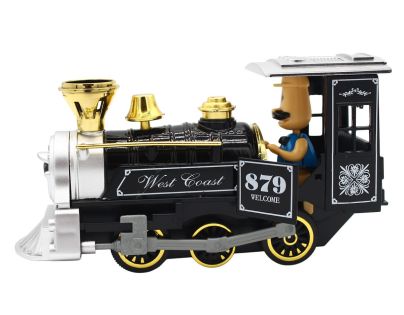 Sparkys Kovová Lokomotiva se zvukem a světlem zelená