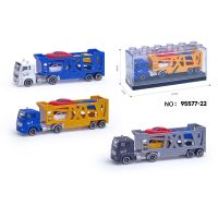 Sparkys Kovový model kamionu s návěsem 1:64 černý tahač