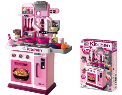 Sparkys Kuchyňka růžová s příslušenstvím