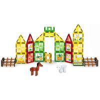Sparkys Magnetická stavebnice - Farma s malováním 46 ks 3