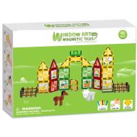 Sparkys Magnetická stavebnice - Farma s malováním 46 ks