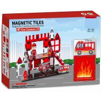 Sparkys Magnetická stavebnice - Hasiči 32 ks