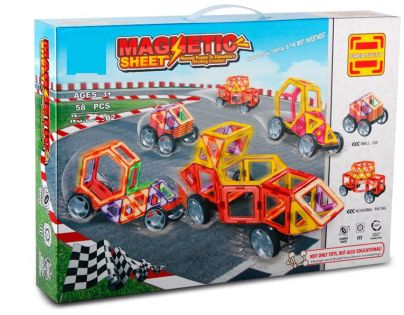 Sparkys Magnetická stavebnice 58 ks