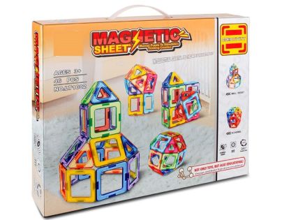 Sparkys Magnetická stavebnice Magnetic Sheet 46 dílků