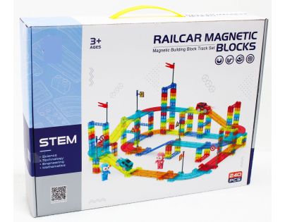 Sparkys Magnetická závodní dráha 240 ks + elektrické auto