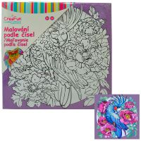 Sparkys Malování na plátno - Papoušek 30 x 30 cm