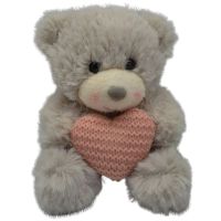 Sparkys Medvídek se srdíčkem 2 barvy šedý