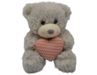 Sparkys Medvídek se srdíčkem 2 barvy šedý