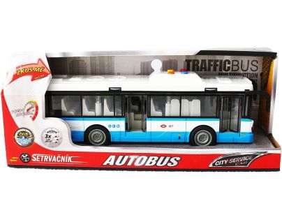 Sparkys Městský autobus na setrvačník s osvětlením a zvukem - modrý