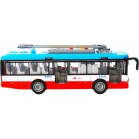 Sparkys Městský trolejbus na setrvačník s osvětlením a zvukem - červený 4