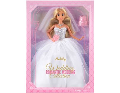 Sparkys Módní panenka v bílých svatebních šatech