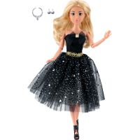 Sparkys Módní panenka ve společenských šatech - krátké černé