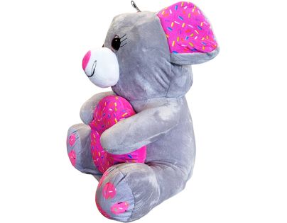 Sparkys Myš s donutem šedá 25 cm
