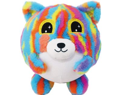 Sparkys Nafukovací plyšový kamarád - Medvídek duhový 23 cm