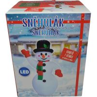 Sparkys Nafukovací svítící mávající sněhulák 187 cm 4