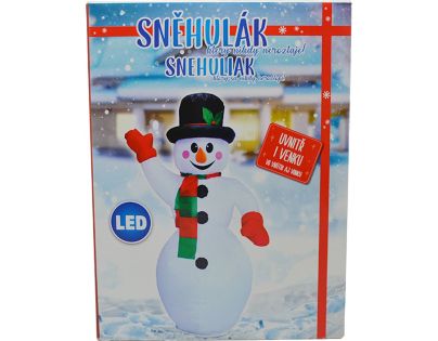 Sparkys Nafukovací svítící mávající sněhulák 187 cm