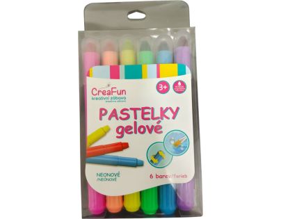 Sparkys Neonové pastelky gelové - sada 6 ks