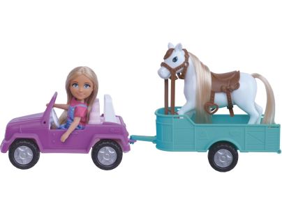 Sparkys Panenka farmářka - kůň,auto s přívěsem