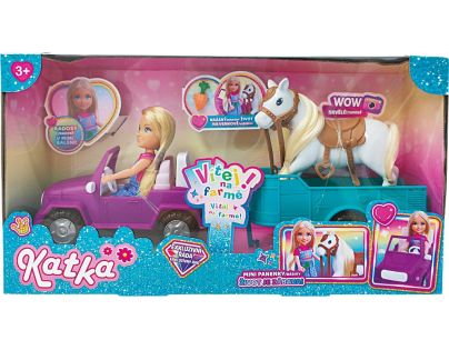Sparkys Panenka farmářka - kůň,auto s přívěsem