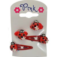 Sparkys PINK - Sada sponky a gumičky do vlasů BERUŠKA