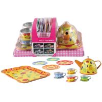 Sparkys Plechová čajová sada s příslušenstvím 15 ks