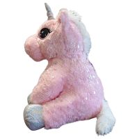 Sparkys PLYŠÁKOV - Jednorožec sedící 30 cm růžový 2