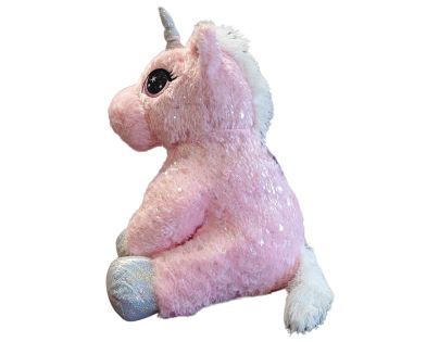 Sparkys PLYŠÁKOV - Jednorožec sedící 30 cm růžový