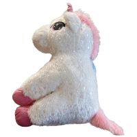 Sparkys PLYŠÁKOV - Jednorožec sedící 30 cm bílý 3