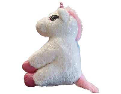 Sparkys PLYŠÁKOV - Jednorožec sedící 45 cm bílý