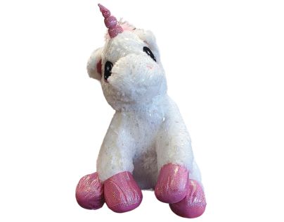 Sparkys PLYŠÁKOV - Jednorožec sedící 45 cm bílý