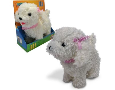 Sparkys PLYŠÁKOV - Pejsek bílý - štěněčí slečna Eli