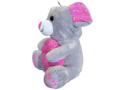 Sparkys PLYŠÁKOV - Šedá myška s donutem 45 cm