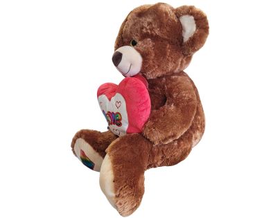 Sparkys PLYŠÁKOV - Velký Medvěd se srdcem a mašlí 60 cm