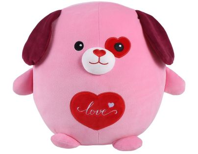 Sparkys Plyšový kamarád - Pejsek Láskáček 20 cm růžový