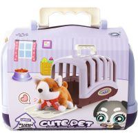 Sparkys Plyšový mazlíček v přepravce - sada 15 ks fialová 5