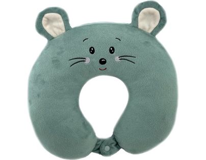 Sparkys Plyšový záhlavník s knoflíkem - Myška