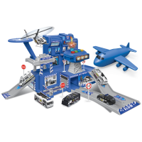 Sparkys Policejní SET garáž s autem měnící barvu