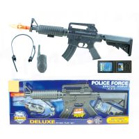 Sparkys POLICIE - Samopal s vysílačkou set 4 ks