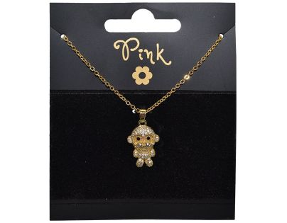 Sparkys Pozlacený řetízek s přívěskem 3D OPIČKA