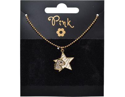Sparkys Pozlacený řetízek s přívěskem HVĚZDA