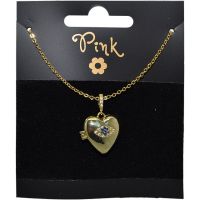 Sparkys Pozlacený řetízek s přívěskem s otevíracím SRDCEM