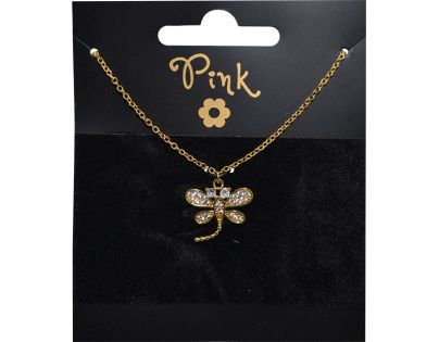 Sparkys Pozlacený řetízek s přívěskem VÁŽKA