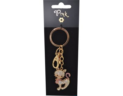 Sparkys Přívěsek na klíče - Diamantová Kočka