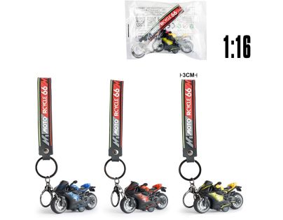 Sparkys Přívěsek na klíče s kovovým modelem motorky Ducati 1:16 - 3 druhy