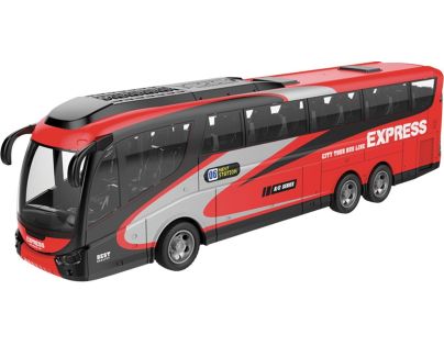 Sparkys RC Autobus s LED osvětlením červený